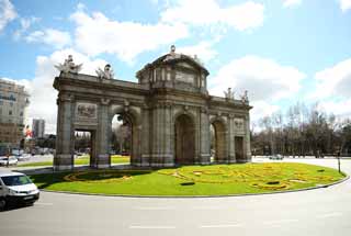 Foto, materiell, befreit, Landschaft, Bild, hat Foto auf Lager,Die Puerta De Alcala, , , , 