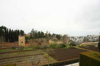 fotografia, materiale, libero il panorama, dipinga, fotografia di scorta,Alhambra Palace, , , , 