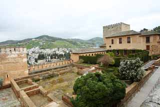 fotografia, materiale, libero il panorama, dipinga, fotografia di scorta,Alhambra Palace Earl femmina Royal Palace, , , , 