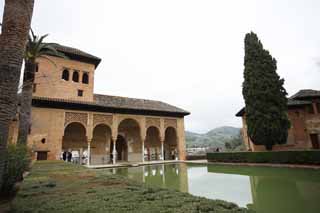 fotografia, materiale, libero il panorama, dipinga, fotografia di scorta,La torre del Palazzo Alhambra lady, , , , 
