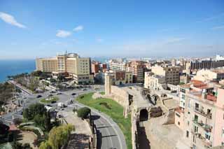 Foto, materiell, befreit, Landschaft, Bild, hat Foto auf Lager,Panoramablick von Tarragona, , , , 