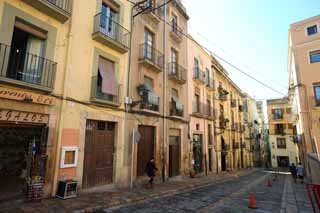 Foto, materieel, vrij, landschap, schilderstuk, bevoorraden foto,De stad Tarragona, , , , 