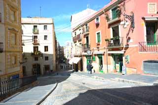 Foto, materieel, vrij, landschap, schilderstuk, bevoorraden foto,De stad Tarragona, , , , 