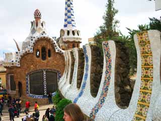 fotografia, materiale, libero il panorama, dipinga, fotografia di scorta,Parco Guell, , , , 