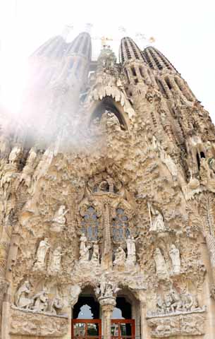 Foto, materieel, vrij, landschap, schilderstuk, bevoorraden foto,De Sagrada Familia!, , , , 