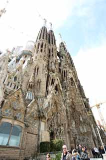 Foto, materiell, befreit, Landschaft, Bild, hat Foto auf Lager,Die Sagrada Familia, , , , 