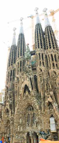 Foto, materieel, vrij, landschap, schilderstuk, bevoorraden foto,De Sagrada Familia!, , , , 