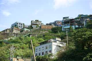 fotografia, materiale, libero il panorama, dipinga, fotografia di scorta,Jiufen, , , , 