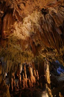 fotografia, material, livra, ajardine, imagine, proveja fotografia,Ishigaki-jima Ilha estalactite caverna, caverna de estalactite, Estalactite, Pedra calcria, caverna