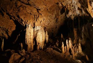 Foto, materieel, vrij, landschap, schilderstuk, bevoorraden foto,Ishigaki-jima Eiland stalactite grot, Kalkpegel grot, Kalkpegel, Kalksteen, Grot