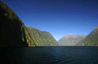 Foto, materiell, befreit, Landschaft, Bild, hat Foto auf Lager,Milford Sound, , , , 