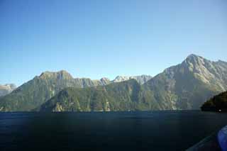 Foto, materiell, befreit, Landschaft, Bild, hat Foto auf Lager,Milford Sound, , , , 