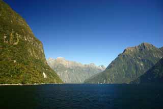 Foto, materiell, befreit, Landschaft, Bild, hat Foto auf Lager,Milford Sound, , , , 