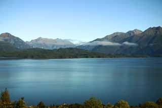 Foto, materiell, befreit, Landschaft, Bild, hat Foto auf Lager,Lake Te Anau, , , , 