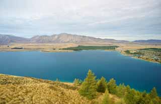 Foto, materieel, vrij, landschap, schilderstuk, bevoorraden foto,Lake Tekapo, , , , 