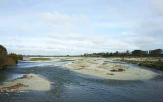 Foto, materieel, vrij, landschap, schilderstuk, bevoorraden foto,Rakaia River, , , , 