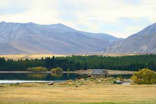 Foto, materiell, befreit, Landschaft, Bild, hat Foto auf Lager,Lake Tekapo, , , , 