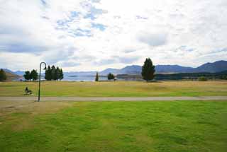 Foto, materieel, vrij, landschap, schilderstuk, bevoorraden foto,Lake Tekapo, , , , 