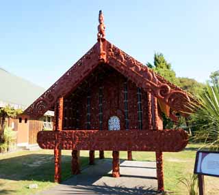 Foto, materieel, vrij, landschap, schilderstuk, bevoorraden foto,De Maori architectuur, , , , 