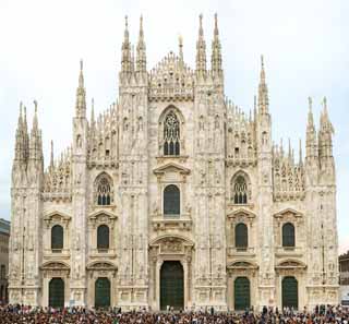 fotografia, material, livra, ajardine, imagine, proveja fotografia,Uma vista sobre o Duomo de Milo, , , , 