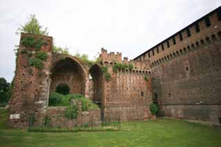 photo,material,free,landscape,picture,stock photo,Creative Commons,Sforzesco Castle, , , , 