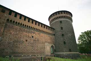 Foto, materiell, befreit, Landschaft, Bild, hat Foto auf Lager,Schloss Sforzesco, , , , 