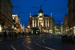 Foto, materieel, vrij, landschap, schilderstuk, bevoorraden foto,De stad Milaan, , , , 