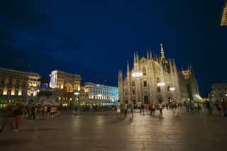 fotografia, material, livra, ajardine, imagine, proveja fotografia,Uma vista sobre o Duomo de Milo, , , , 