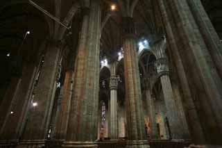 photo,material,free,landscape,picture,stock photo,Creative Commons,A view of the Duomo of Milan, , , , 