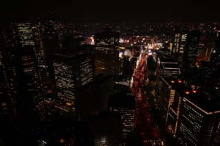 Foto, materiell, befreit, Landschaft, Bild, hat Foto auf Lager,Schein von Shinjuku, Gebude, Beschatten Sie Lampe, Festliche Beleuchtung, Illuminierung