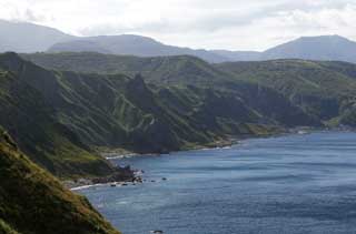 Foto, materiell, befreit, Landschaft, Bild, hat Foto auf Lager,Das Meer von Shakotan Peninsula, Berg, Das Ufer, Das Meer, Blau