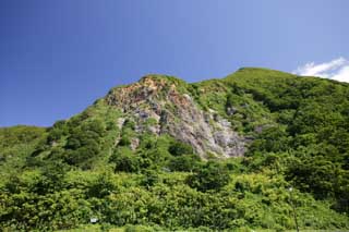 photo,material,free,landscape,picture,stock photo,Creative Commons,A cliff of Shakotan Peninsula, cliff, The shore, rock, wave