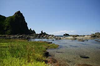 photo, la matire, libre, amnage, dcrivez, photo de la rserve,La mer d'un plerinage, falaise, Le rivage, pierre, vague