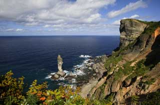 photo, la matire, libre, amnage, dcrivez, photo de la rserve,Solitude d'une pierre de l'enfant de la prostitue, falaise, Pierres faonnes trangement, pierre, vague