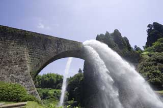 fotografia, materiale, libero il panorama, dipinga, fotografia di scorta,Autorit di ponte di umidit, ponte di pietra, corrente, Spruzzi di acqua, Autorit di ponte di umidit