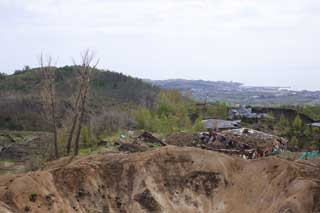 fotografia, materiale, libero il panorama, dipinga, fotografia di scorta,Grande disastro, Eruzione, disastro, polo telefonico, Ceneri vulcaniche