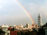 Foto, materieel, vrij, landschap, schilderstuk, bevoorraden foto,Aarts van de regenboog, Regenboog, Lucht, , 