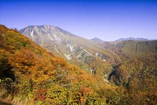 fotografia, materiale, libero il panorama, dipinga, fotografia di scorta,Mt. luce del sole figura maschia, montagna, Acero, cielo blu, Bave culla