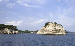 photo, la matire, libre, amnage, dcrivez, photo de la rserve,Trois la plupart belles vues dans Japon Matsushima, le, ciel bleu, nuage, La mer