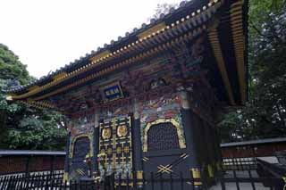 fotografia, material, livra, ajardine, imagine, proveja fotografia,Corredor de Zuiho-guarida, O corredor principal de templo budista, Decorao, azulejo, Cinabrino