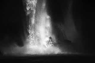 Foto, materiell, befreit, Landschaft, Bild, hat Foto auf Lager,Milchstraenraum von Watarfall, Wasserfall, Klippe, Wasserfalltopf, Spray des Wassers