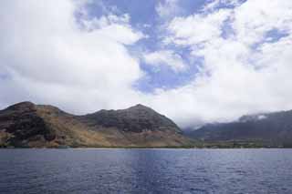 fotografia, materiale, libero il panorama, dipinga, fotografia di scorta,Makaha, montagna, Il mare, ricorso, cielo blu