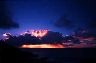 fotografia, materiale, libero il panorama, dipinga, fotografia di scorta,L'aurora di un paese meridionale, L'aurora,  piovoso, nube, Garofano