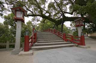 foto,tela,gratis,paisaje,fotografa,idea,Temma, Dazaifu santuario, Puente, Manera, Escaleras, Barandilla