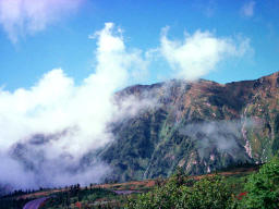 foto,tela,gratis,paisaje,fotografa,idea,Nubes pasando, Montaa, Nube, Cielo azul, 