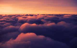 foto,tela,gratis,paisaje,fotografa,idea,Un mar de nubes de la luz rosa, Carmes, Rojo, Nube, Soy el rojo hondo