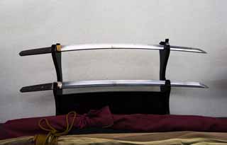 fotografia, material, livra, ajardine, imagine, proveja fotografia,Uma espada japonesa, arma, samurai, Em volta, espada
