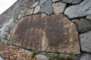 Foto, materieel, vrij, landschap, schilderstuk, bevoorraden foto,EEN Kiyomasa aarden, Nagoya, Kasteel, Reusachtig stenig, Ishigaki