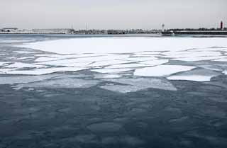 foto,tela,gratis,paisaje,fotografa,idea,Labor de retazos de hielo de ventisquero, Hielo de ventisquero, Hielo, El mar, Se mover empujado por la corriente