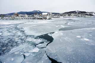 photo, la matire, libre, amnage, dcrivez, photo de la rserve,Un port de geler, Glaces en drive, Glace, port, La mer